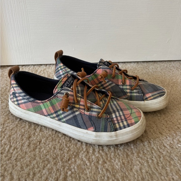 Sperry Shoes - Sperry Plaid Crest Vibe Sneaker